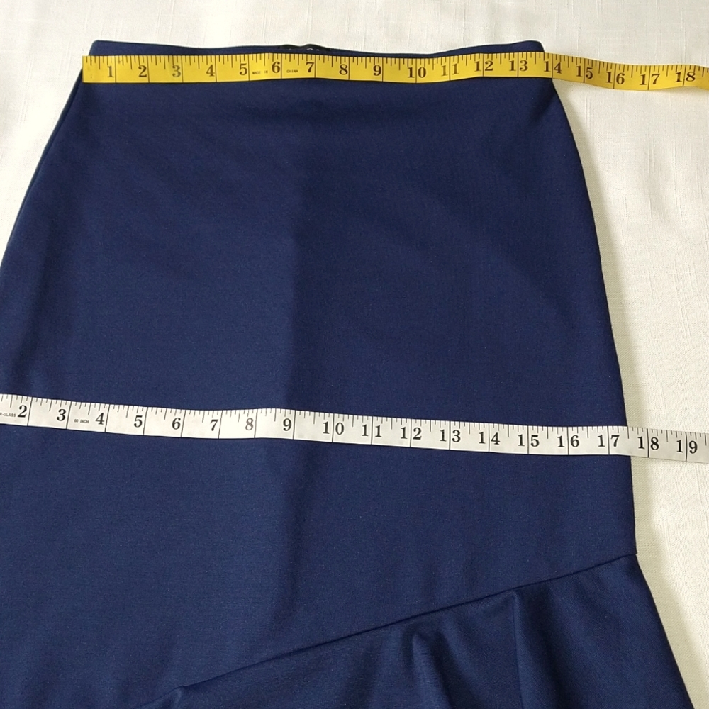 Blue Ruffle skirt - Picture 9 of 12